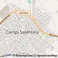 지도 Campi Salentina