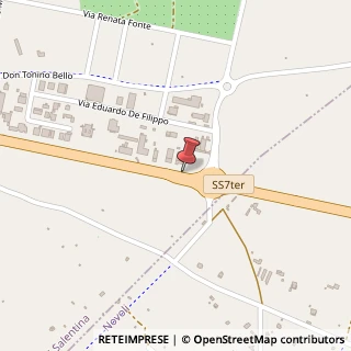 Mappa Strada Statale 7 ter Salentina, 21A, 73012 Campi Salentina, Lecce (Puglia)