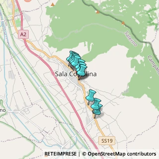 Mappa Via Valle Mauro, 84036 Sala Consilina SA, Italia (0.89583)