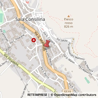 Mappa Via G. Matteotti, 84036 Sala Consilina SA, Italia, 84036 Sala Consilina, Salerno (Campania)