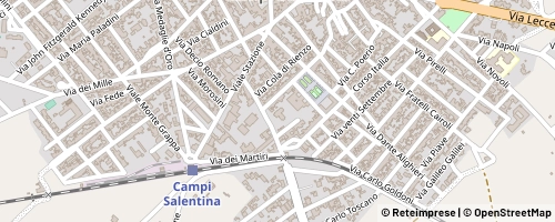 Mappa Campi Salentina