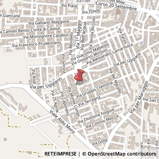 Mappa Via Martiri della Resistenza, 17, 74024 Manduria TA, Italia, 74024 Manduria, Taranto (Puglia)