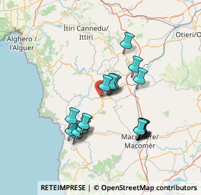 Mappa Via Enrico Berlinguer, 07015 Padria SS, Italia (13.9065)