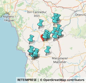 Mappa Via Enrico Berlinguer, 07015 Padria SS, Italia (11.6965)