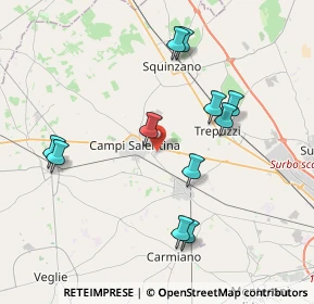 Mappa Via Aldo Moro, 73012 Campi Salentina LE, Italia (4.20273)