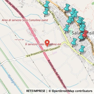 Mappa Via San giovanni, 84036 Sala Consilina SA, Italia (0.849)
