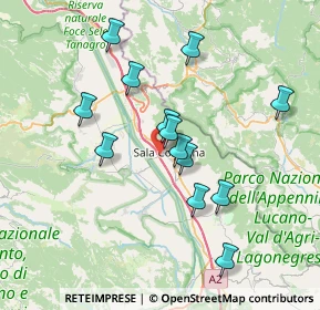 Mappa Via San giovanni, 84036 Sala Consilina SA, Italia (7.25923)