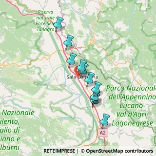 Mappa Via San giovanni, 84036 Sala Consilina SA, Italia (6.24364)