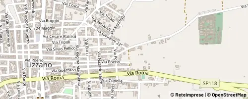 Mappa Lizzano