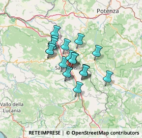Mappa Contrada S. Marco, 84036 Sala Consilina SA, Italia (9.152)