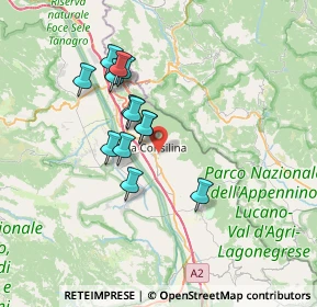 Mappa Via Cavour, 84036 Sala Consilina SA, Italia (6.25692)