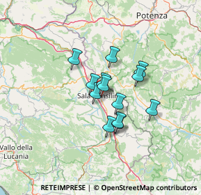 Mappa Via San Rocco, 84036 Sala Consilina SA, Italia (9.44385)