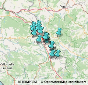 Mappa Via San Rocco, 84036 Sala Consilina SA, Italia (7.8305)