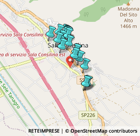 Mappa Via Sagnano, 84036 Sala Consilina SA, Italia (0.6615)