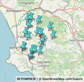 Mappa Località Difesa Nuova, 84055 Felitto SA, Italia (12.6385)