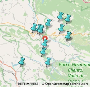 Mappa Località Difesa Nuova, 84055 Felitto SA, Italia (6.855)