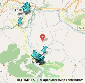 Mappa Località Difesa Nuova, 84055 Felitto SA, Italia (2.5865)