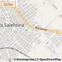 Mapa Campi Salentina