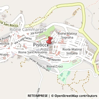 Mappa Piazza Umberto I, 10, 75015 Pisticci, Matera (Basilicata)