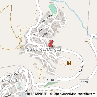 Mappa Via Roma, 24, 07010 Burgos, Sassari (Sardegna)