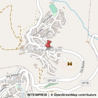 Mappa Via Roma, 14, 07010 Burgos, Sassari (Sardegna)