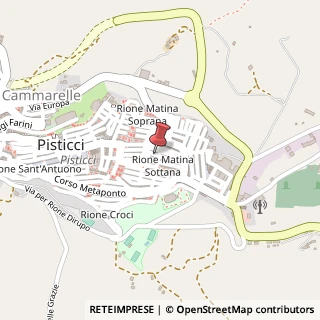 Mappa Via Principessa Giovanna, 10, 75015 Pisticci, Matera (Basilicata)
