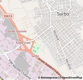 Mappa Via appia antica, 73010 Surbo LE, Italia (0.25769)