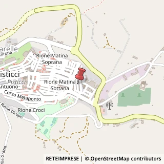 Mappa Via Felice Cavallotti, 21, 75015 Pisticci, Matera (Basilicata)