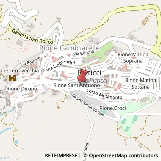 Mappa Corso Metaponto, 11, 75015 Pisticci, Matera (Basilicata)