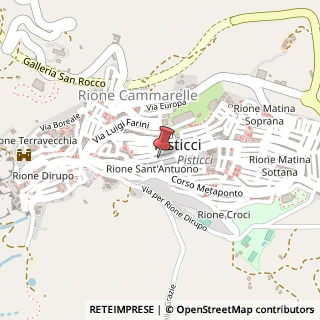 Mappa Via Cotugno, 21, 75015 Pisticci, Matera (Basilicata)