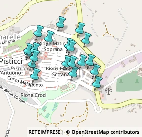 Mappa Via Ariosto, 75015 Pisticci MT, Italia (0.2065)