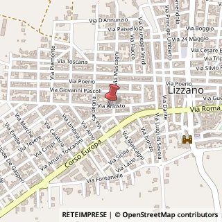 Mappa Via Ludovico Ariosto, 47, 74020 Lizzano, Taranto (Puglia)