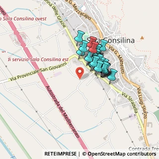 Mappa Via Zerro, 84036 Sala Consilina SA, Italia (0.30345)