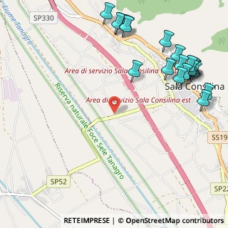 Mappa SP52, 84036 Sala Consilina SA, Italia (1.563)