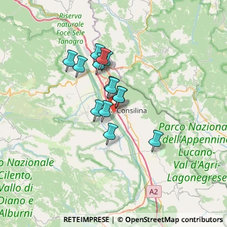Mappa SP52, 84036 Sala Consilina SA, Italia (5.37929)