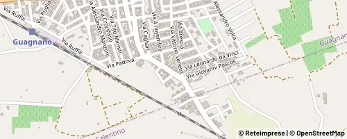 Mappa Guagnano
