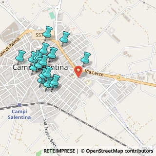Mappa Via Novoli, 73012 Campi Salentina LE, Italia (0.574)