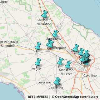 Mappa Via Novoli, 73012 Campi Salentina LE, Italia (10.2895)