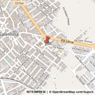Mappa Via Novoli, 42, 73012 Campi Salentina, Lecce (Puglia)