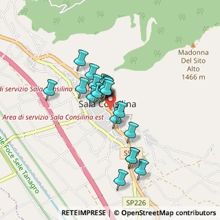 Mappa Via Giocatori, 84036 Sala Consilina SA, Italia (0.7165)