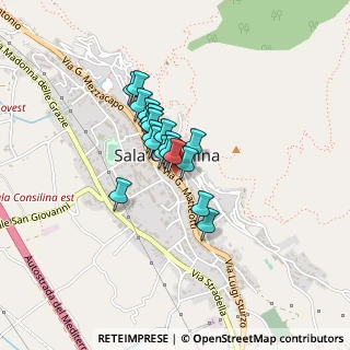 Mappa Via Giocatori, 84036 Sala Consilina SA, Italia (0.277)