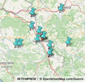 Mappa Via Dante Alighieri, 84036 Sala Consilina SA, Italia (13.63643)