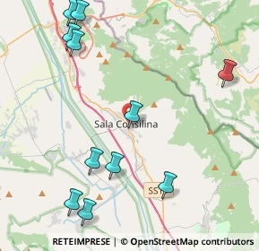 Mappa Via Dante Alighieri, 84036 Sala Consilina SA, Italia (5.88333)