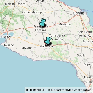 Mappa Vicolo del Calvario, 74024 Manduria TA, Italia (7.93667)