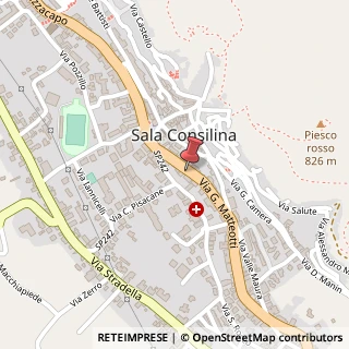 Mappa Via G. Matteotti, 86, 84036 Sala Consilina, Salerno (Campania)