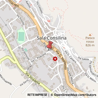 Mappa Via Pozzillo, 84036 Sala Consilina SA, Italia, 84036 Sala Consilina, Salerno (Campania)