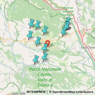Mappa Unnamed Road, 84070 Sacco SA, Italia (7.65615)
