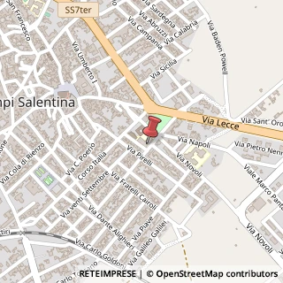Mappa Via Conciliazione, 67, 73012 Campi Salentina, Lecce (Puglia)