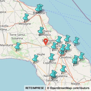 Mappa Via Nino Bixio, 73012 Campi Salentina LE, Italia (21.117)