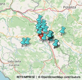 Mappa Via Saliconi, 84039 Teggiano SA, Italia (8.8895)